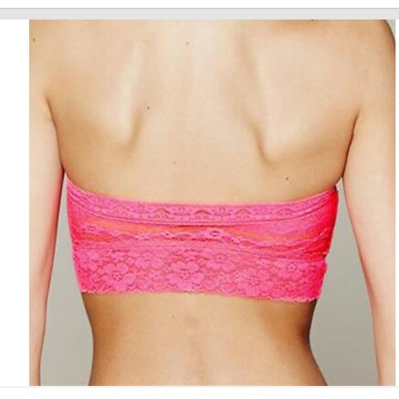 Free People Hot Pink Bandeau - Picture 2 of 3
